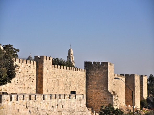 MURALLA DE LA CIUDAD VIEJA DE JERUSALEM 